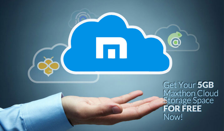 Get Your 5GB Maxthon Cloud Storage Space For Free Now!