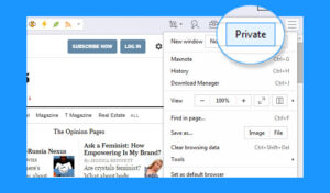 Making your browsing private using Maxthon Cloud browser's Incognito mode