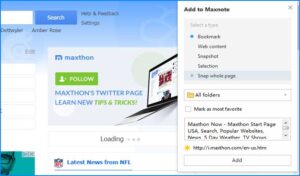 Better efficiency with Maxthon5 features