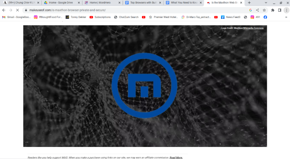 Maxthon private browser and online privacy