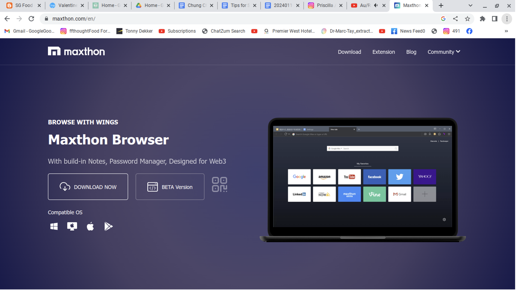 Maxthon private browser for online privacy