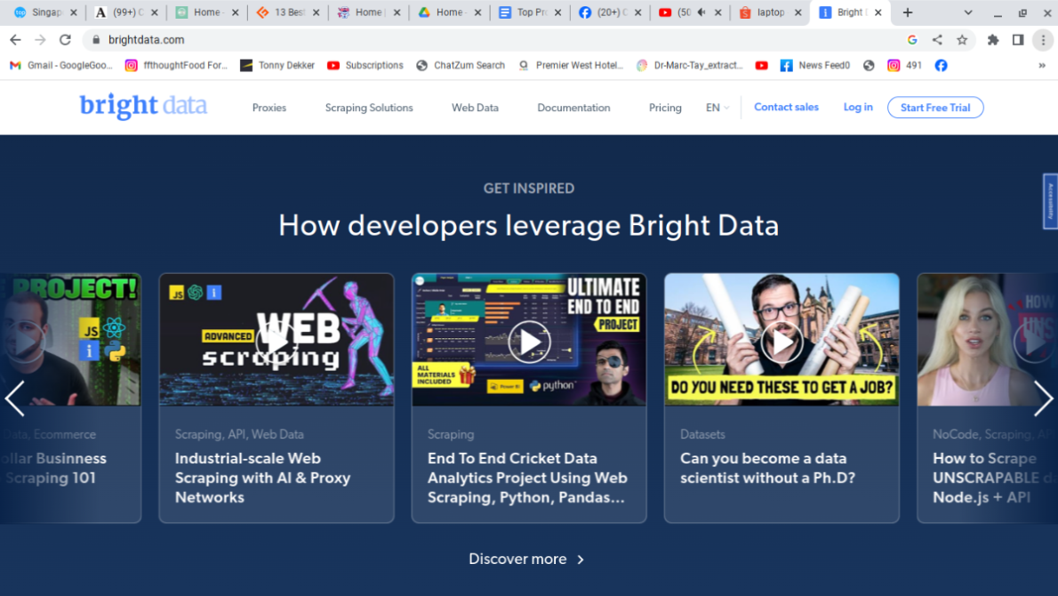 Bright data web extension for chrome and firefox for online privacy