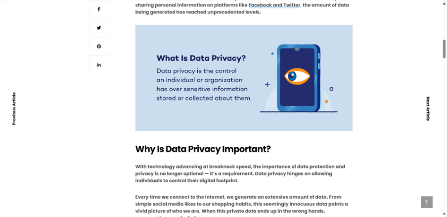 What is data privacy