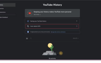 How to delete YouTube history