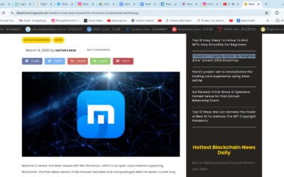 Maxthon’s Crypto-Friendly Browser