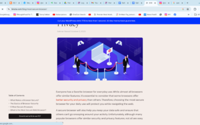 Safest Browsers for Android in 2024