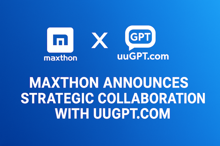 Maxthon Announces Strategic Collaboration with uuGPT.com