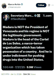 U.S. Drug and Terrorism Charges Against Venezuela’s President Nicolás Maduro