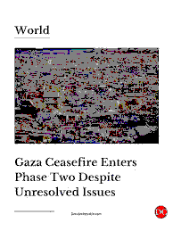 Israeli Strikes in Gaza Kill Civilians as U.S. Pushes for Phase Two of Truce Agreement