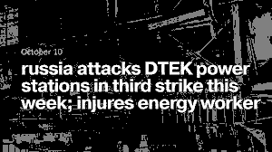 Russian Strikes on Ukrainian Energy Infrastructure