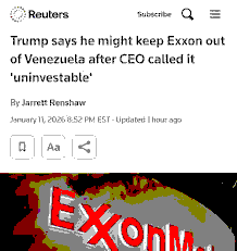 Exxon Mobil’s Venezuela Initiative Amidst U.S. Political Pressure in 2026