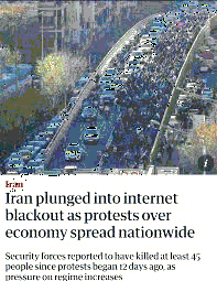 France’s Initiative to Deploy Eutelsat Terminals in Iran Amid Internet Blackout