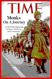 The Walk for Peace: A 3,700km Journey of Buddhist Monks across America, Promoting Unity and Kindness