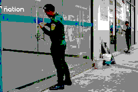 Fake Singapore Neighborhood Police Centre in Cambodian Compound